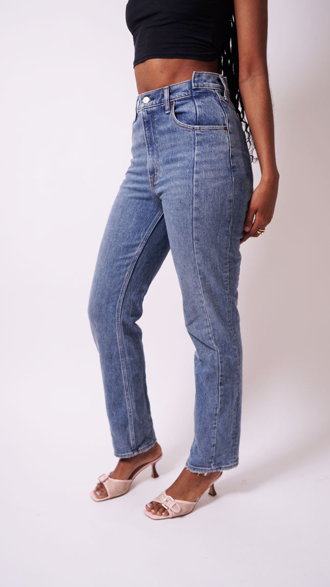 90'S STRAIGHT ULTRA HIGH RISE JEANS SIZE 27