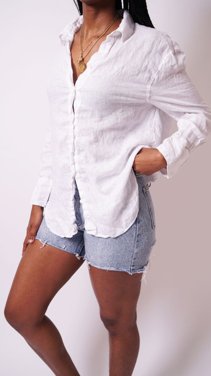 LINEN SHIRT SIZE S