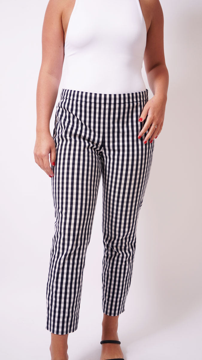 CHECKERED PANTS SIZE 8