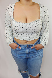 POLKA DOT TOP SIZE M